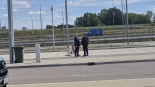 Wizyta ministra Tomasza Siemoniaka na polsko-litewskiej granicy, 5.07.2025, fot. Areta Topornicka