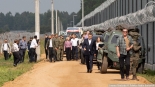 Ursula von der Leyen i Donald Tusk na granicy polsko-białoruskiej, 31.08.2025, fot. Joanna Szubzda