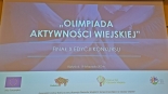 Rozstrzygnięcie X edycji "Olimpiady Aktywności Wiejskiej", 19.11.2024, fot. Renata Reda