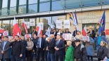 Protest Konfederacji przed Urzędem Marszałkowskim, 11.03.2025, fot. Marcin Gliński