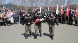 Mieszkańcy Zambrowa uczcili pamięć ofiar Katynia, 13.04.2025, fot. Adam Dąbrowski