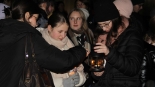 Betlejemskie Światło Pokoju przed Pałacem Branickich w Białymstoku, 23.12.2024, fot. Marcin Gliński