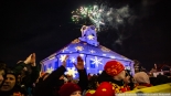 Racowisko kibiców Jagiellonii Białystok w Bielsku Podlaskim, 13.01.2025, fot. Joanna Szubzda