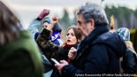Pikieta przed sądem w Hajnówce, 28.01.2025, fot. Sylwia Krassowska