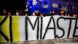 Racowisko kibiców Jagiellonii Białystok w Bielsku Podlaskim, 13.01.2025, fot. Joanna Szubzda