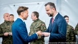 Władysław Kosiniak-Kamysz spotkał się z żołnierzami ze zgrupowania "Bezpieczne Podlasie", 16.12.2024, fot. Sylwia Krassowska