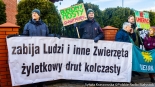 Pikieta przed sądem w Hajnówce, 28.01.2025, fot. Sylwia Krassowska