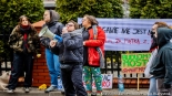 Pikieta przed sądem w Hajnówce, 28.01.2025, fot. Sylwia Krassowska