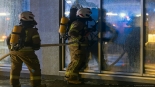 Pożar hotelu i restauracji przy Alei Legionów w Łomży, 1.03.2025, fot. Paweł Wądołowski