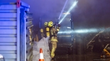 Pożar hotelu i restauracji przy Alei Legionów w Łomży, 1.03.2025, fot. Paweł Wądołowski