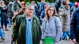 Róża Thun i Klaudia Jachira na pikiecie przed sądem w Hajnówce, 28.01.2025, fot. Sylwia Krassowska
