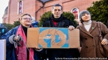 Pikieta przed sądem w Hajnówce, 28.01.2025, fot. Sylwia Krassowska