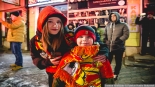 Racowisko kibiców Jagiellonii Białystok w Bielsku Podlaskim, 13.01.2025, fot. Joanna Szubzda