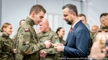 Władysław Kosiniak-Kamysz spotkał się z żołnierzami ze zgrupowania "Bezpieczne Podlasie", 16.12.2024, fot. Sylwia Krassowska