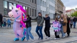 Parada studentów w Białymstoku, Juwenalia, 16.05.2025, fot. Gabriela Lasota