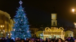Świąteczna choinka w Białymstoku, 8.12.2024, fot. Barbara Sokolińska