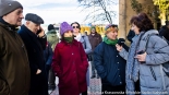 Pikieta przed sądem w Hajnówce, 28.01.2025, fot. Sylwia Krassowska