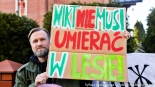 Pikieta przed sądem w Hajnówce, 28.01.2025, fot. Sylwia Krassowska