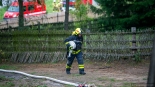 Ćwiczenia strażaków w Skansenie Kurpiowskim, 10.10.2024, fot. Paweł Wądołowski