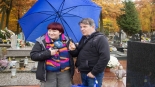 Odwiedziliśmy groby pracowników Polskiego Radia Białystok, 30.10.2024, fot. Gabriela Lasota