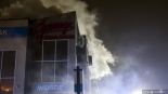 Pożar hotelu i restauracji przy Alei Legionów w Łomży, 1.03.2025, fot. Paweł Wądołowski