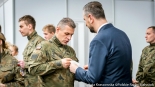 Władysław Kosiniak-Kamysz spotkał się z żołnierzami ze zgrupowania "Bezpieczne Podlasie", 16.12.2024, fot. Sylwia Krassowska
