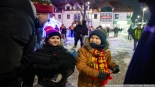 Racowisko kibiców Jagiellonii Białystok w Bielsku Podlaskim, 13.01.2025, fot. Joanna Szubzda