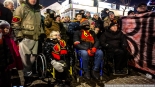 Racowisko kibiców Jagiellonii Białystok w Bielsku Podlaskim, 13.01.2025, fot. Joanna Szubzda