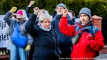 Pikieta przed sądem w Hajnówce, 28.01.2025, fot. Sylwia Krassowska