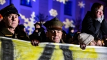 Racowisko kibiców Jagiellonii Białystok w Bielsku Podlaskim, 13.01.2025, fot. Joanna Szubzda