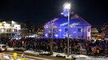 Racowisko kibiców Jagiellonii Białystok w Bielsku Podlaskim, 13.01.2025, fot. Joanna Szubzda